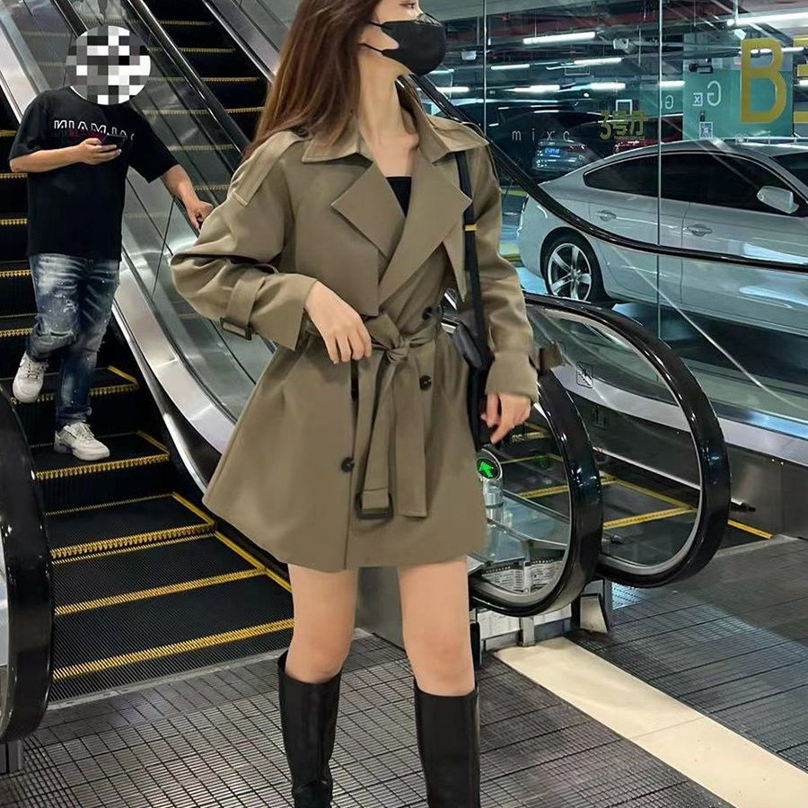 短款风衣女2025春秋新款小个子休闲韩系大衣chic英伦风爆款短外套