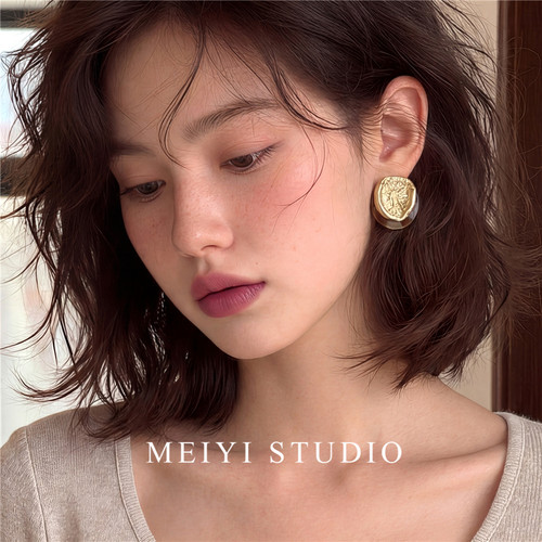 MEIYIJEJORY日韩合金树脂女耳环
