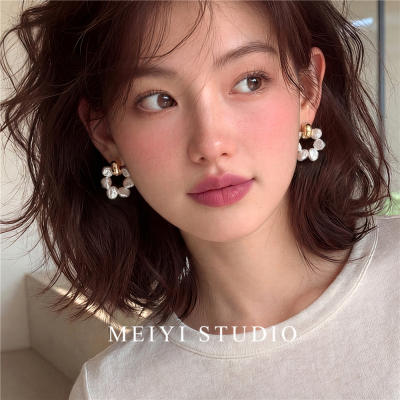 MEIYIJEJORY日韩合金树脂女耳环