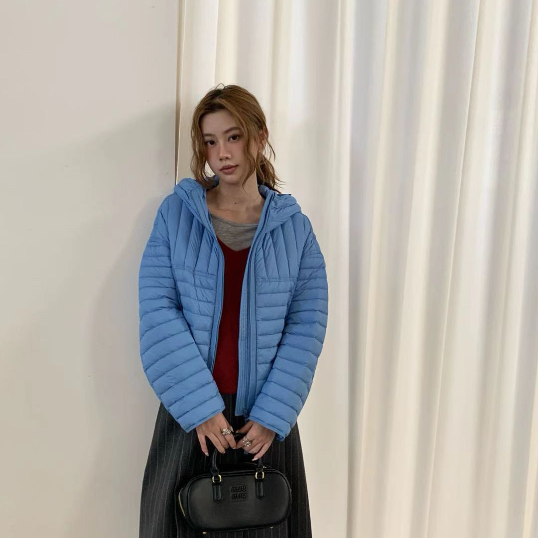 Daikanyama26新款90绒日韩风设计师排骨羽绒服可爱保暖江浙沪风格