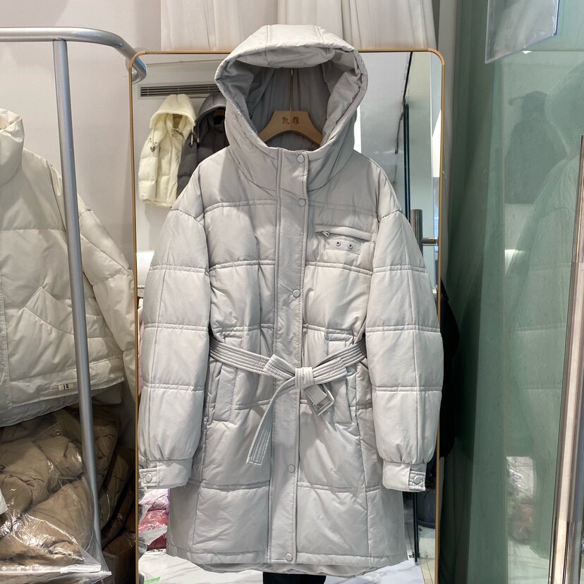 加厚收腰收腰连帽韩版韩版羽绒服