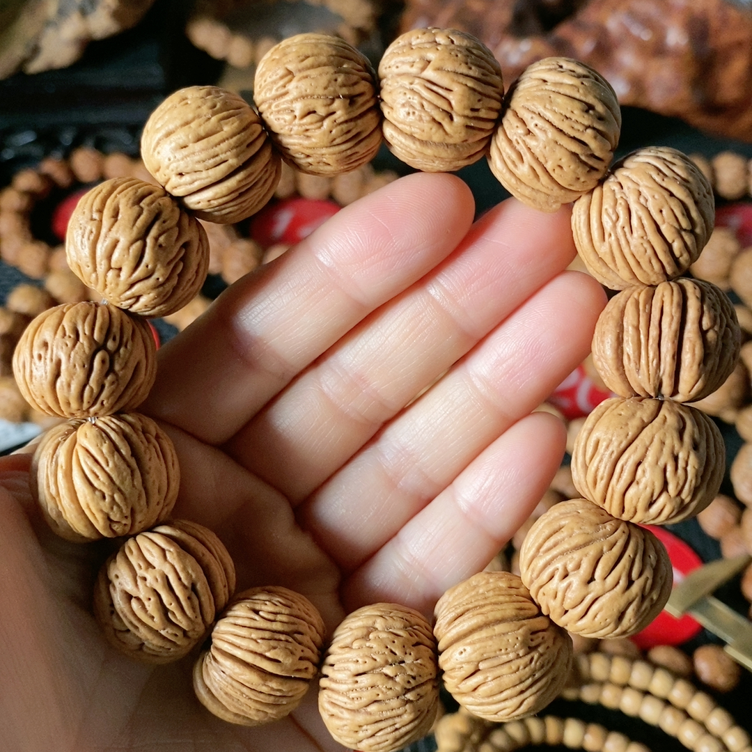 树纹磨盘桃核172121