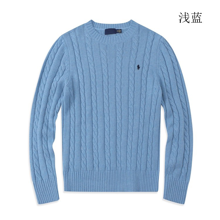 thumbnail for Twist sweater, men's round neck, American casual trendy knitwear, Paul autumn and winter sweater, youth jacquard base shirt