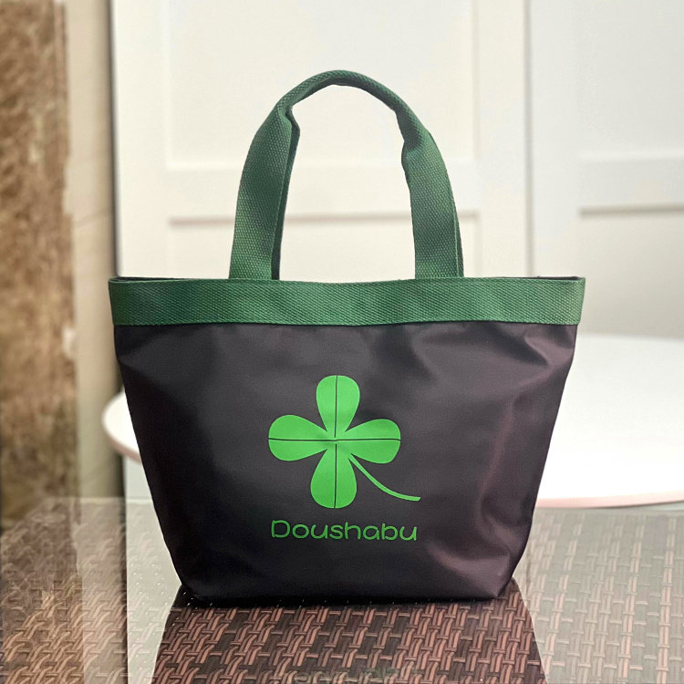 小清新防水牛津布手提袋上班便携带饭便当包饭盒袋学生手拎小布包