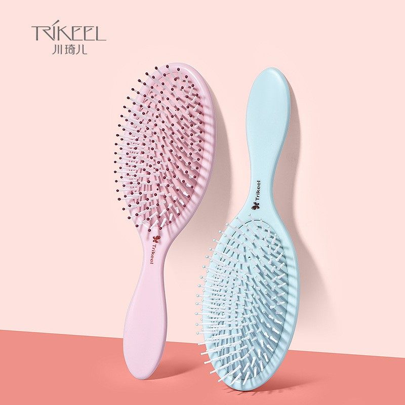 trikeel川琦儿直发大气囊梳顺发梳子abs卷发梳防静电气垫按摩梳女