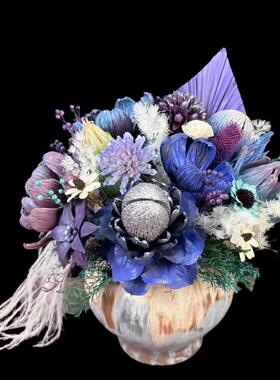 360°多面观手工干花花束永生花
