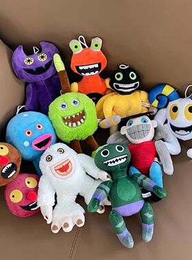 跨境爆款My Sing Monsters Wubbox Plush 毛绒玩具萌兽合唱团