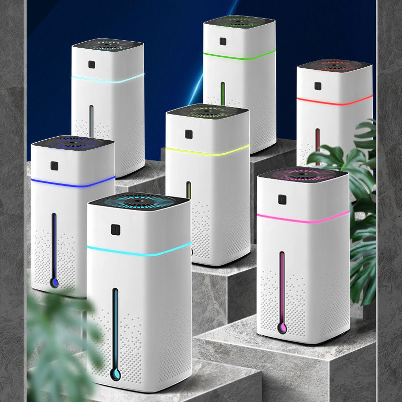 七彩夜灯usb家用补水仪加湿器