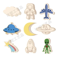 Космический деревянный ткань для полировки, рождественский детский декор, xэллоуин