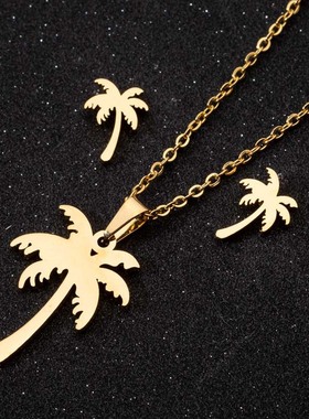 波西米亚风格椰子树饰品