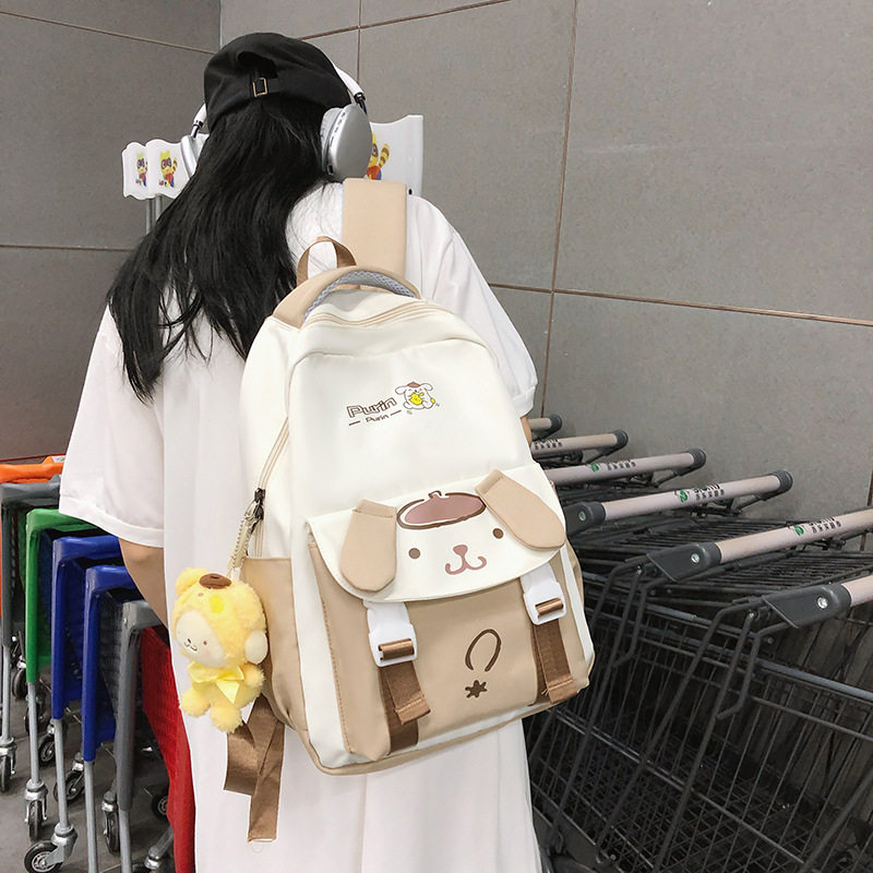 跨境新款中小学生书包卡通可爱少女心背包动漫减负书包ins 学生包