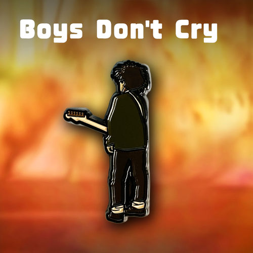 The Cure萝卜头Boys Don't Cry后朋克哥特摇滚周边徽章胸针