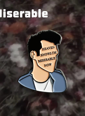 Miserable史密斯乐队the Smiths摇滚周边徽章胸针