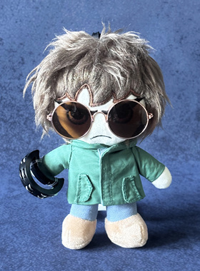 绿洲乐队Oasis利亚姆咖喱格Liam英伦摇滚公仔挂件毛绒玩偶礼品