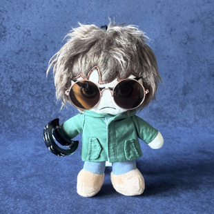 绿洲乐队Oasis利亚姆咖喱格Liam英伦摇滚公仔挂件毛绒玩偶礼品