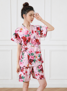 高端汗蒸服女纯棉2024新款洋气开衫大码桑拿浴服美容SPA按摩睡衣