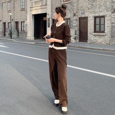 今年行爆款两套裤年流新款春件季时髦拼小衫女ZMAN8501神范裤色子