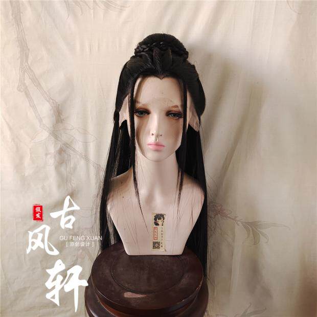 古风轩古装假发电视剧江厌-离师姐假发手勾手钩前蕾丝包邮