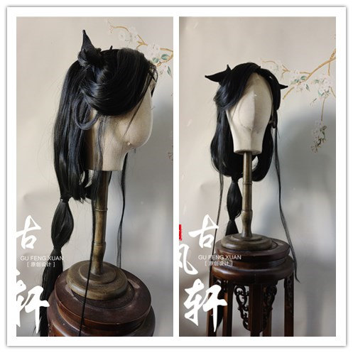 古风轩 古装游戏动漫COSPLAY剑三女款造型假发包邮前手勾蕾丝