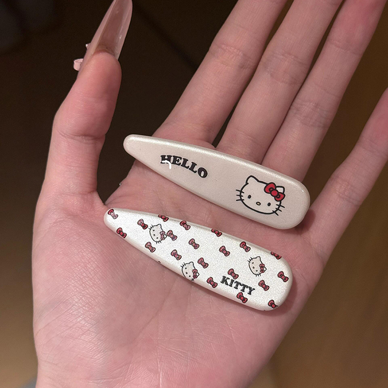 韩系醋酸蝴蝶结KT猫发夹BB夹发卡