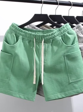 3分弹力短裤男夏季日系潮流cityboy青年卫裤健身透气运动4分裤56