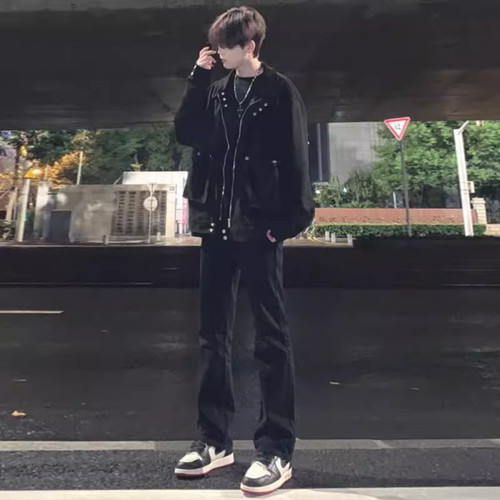 cleanfit白色牛仔裤男女
