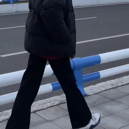 cleanfit黑色软牛仔裤男夏季薄款美式高街vibe裤子修身显瘦微喇裤