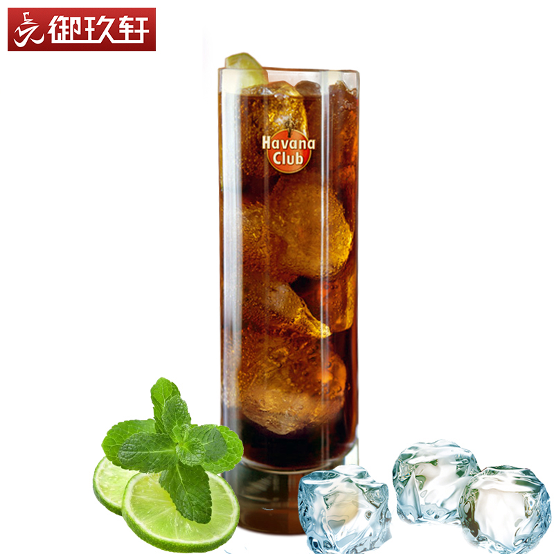 御玖轩 自由古巴鸡尾酒套餐 古贝塔白朗姆酒+ 屈臣氏青柠汁套装