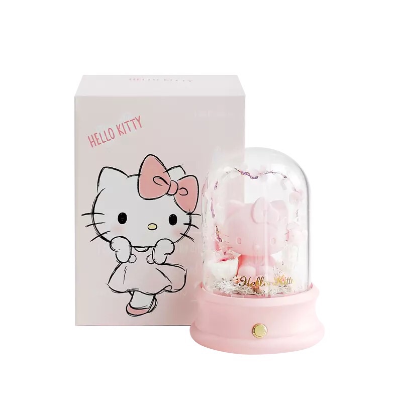 HelloKitty凯蒂猫进口永生花蓝牙音乐盒音箱情人节礼物生日礼盒|ruв категории доставка цветов/цветок моделирования/растения садоводства, вечную жизнь цветы/сушеные цветы, вечную жизнь цветы - от Buy2taobao.com для оказания профессиональной услуги покупки агента Taobao