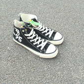 满2双 休闲帆布男女鞋 包邮 1.18瑕疵男女士高帮系带基本款