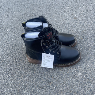 满2双 12.7瑕疵女士高帮系带马丁靴软面超纤PU面系带马丁靴 包邮