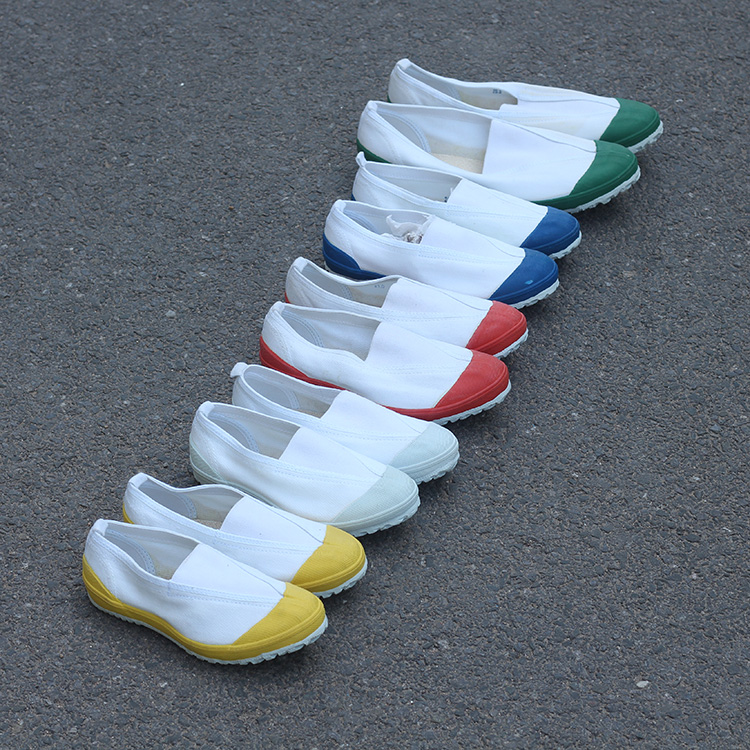 4.24松紧带脚蹬舞蹈帆布鞋