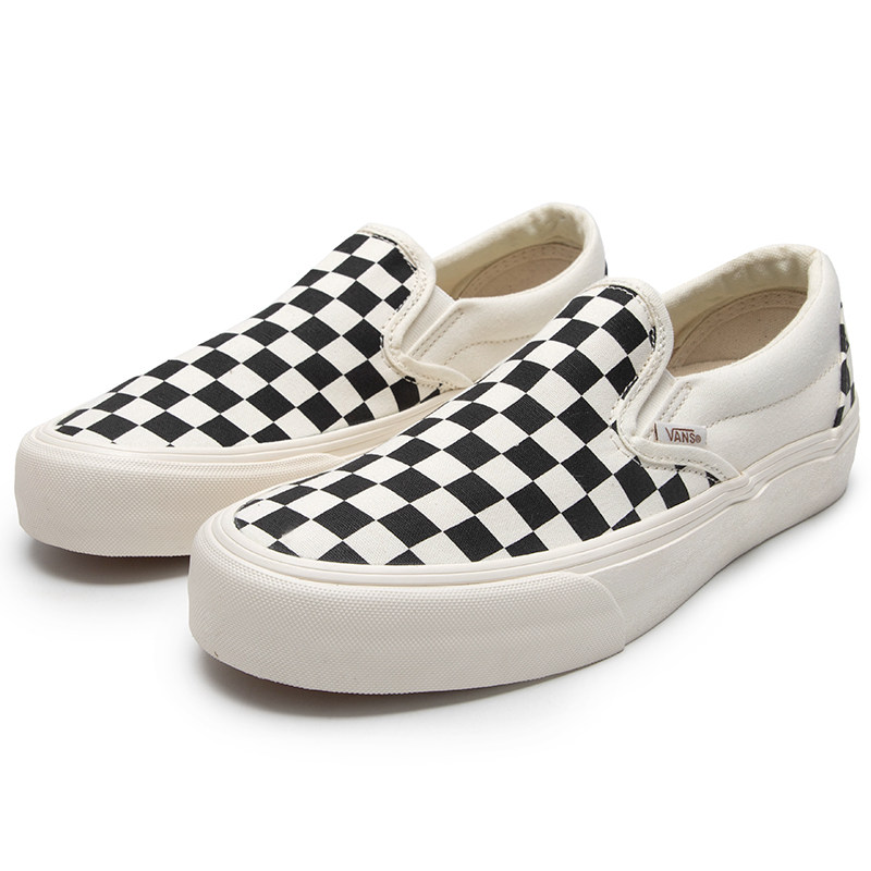 Vans slip-on VR3 帆布 棋盘格 一脚蹬 低帮 板鞋 男女同款 黑白,运动鞋new,板鞋,淘宝优惠券,粉丝福利购,淘宝优惠卷