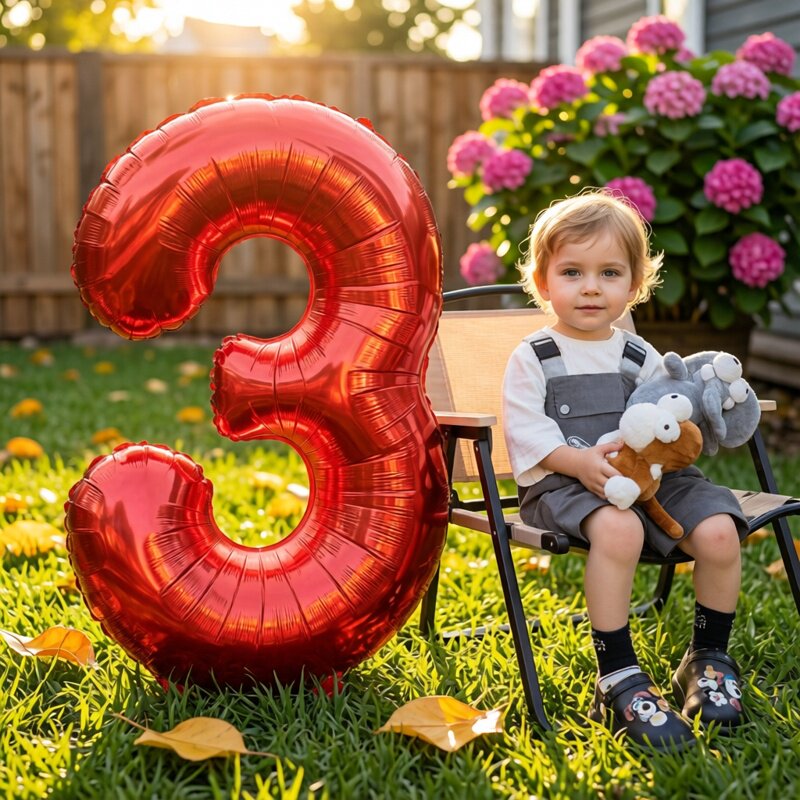 40寸红色数字气球生日装饰大号铝膜数字50岁生日布置派对拍照道具