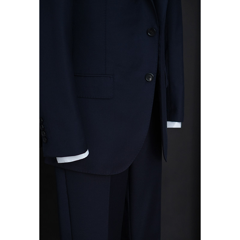 羊毛商务休闲修身正装那不勒斯