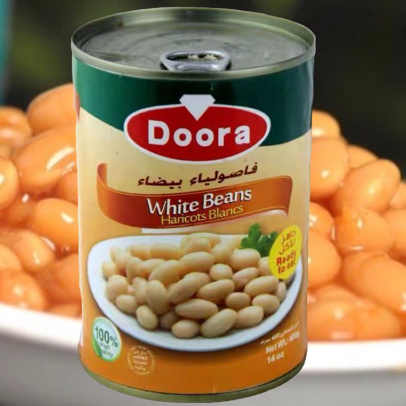 DOORA white beans Canned白芸豆‏فاصوليابيضاء-封面