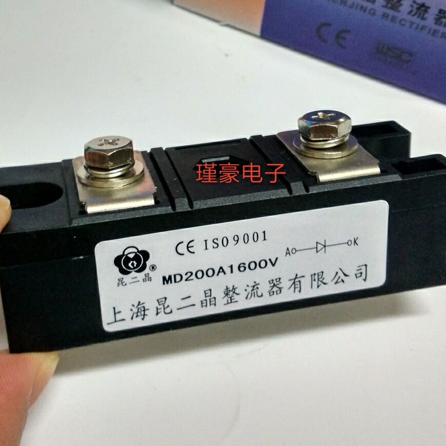 整流防反二级管模块MD200A1600V 二极管模块md200a1600v 电子元器件市场 整流器 原图主图