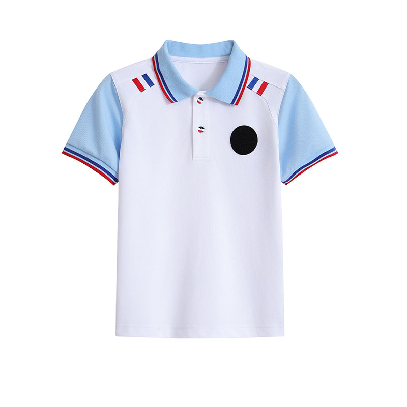 信阳市浉河区校服信阳市十三小学校服夏季短袖上衣男女款学生校服
