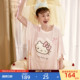 竹节纯棉女士家居服睡裙B HelloKitty联名新款 Gukoo 果壳睡裙夏季