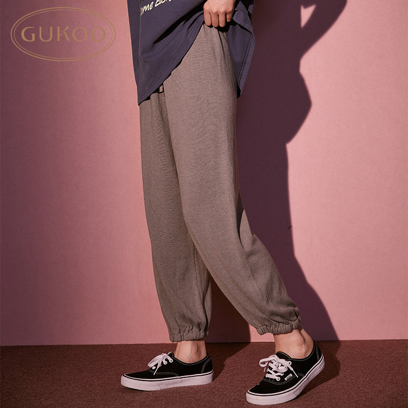 Gukoo/ Nutshell spring and autumn Panties Casual pants Show thin Paige Panties Tricolor Wide leg pants Easy trousersin the Women's clothing/Boutique , Pants , Casual pants  category - from Buy2taobao.com to provide professional Taobao agent buy service