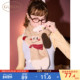 加绒加厚毛绒护颈围脖2026新款 Gukoo 果壳围巾女冬季 可爱交叉围巾