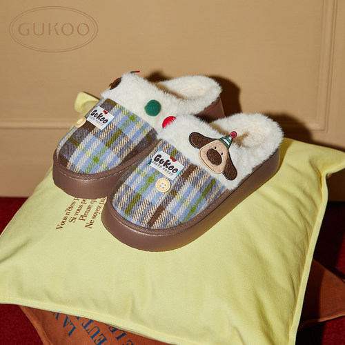 Gukoo/果壳居家棉拖鞋