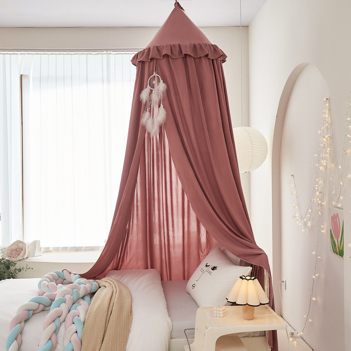 儿童房装饰床幔阅读角装饰帐篷