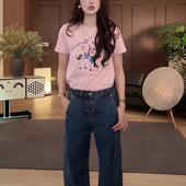 2026年早春新款 卡通小马T恤女短袖 显瘦洋气百搭上衣