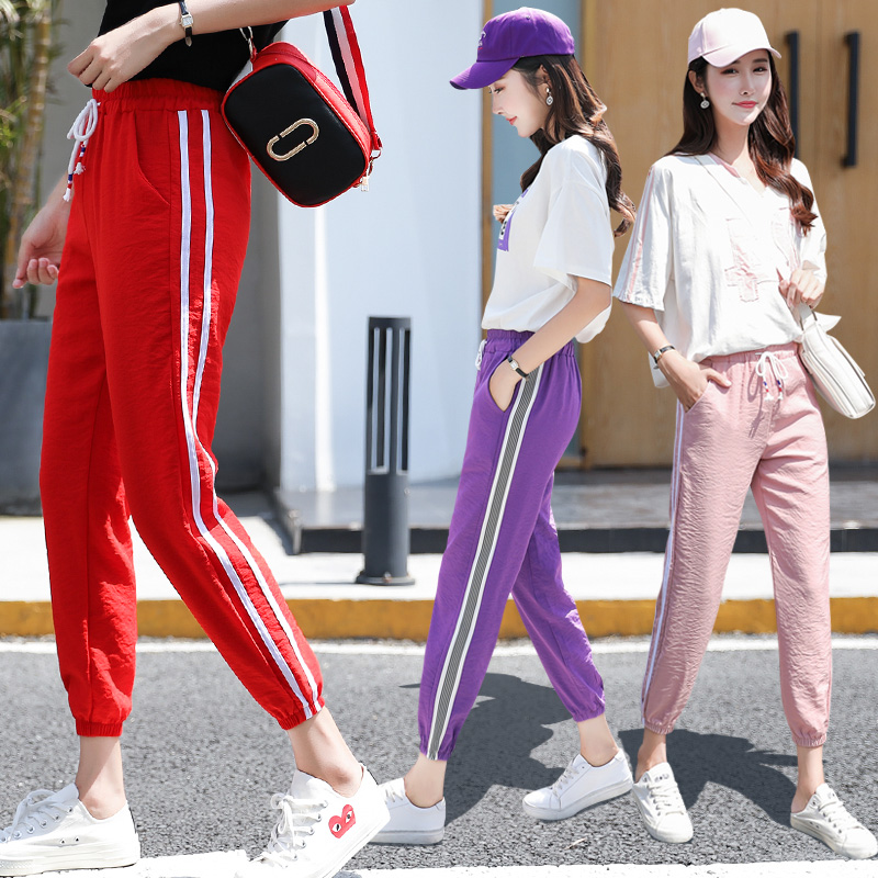 ×ÏÉ«¿ã×ÓŮѧÉú¿íËɺ«°æulzzang°Ù´îÔ˶¯¿ãÅ®Ïļ¾±¡¿î2018п