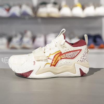 2025春款李宁儿童篮球鞋怒放TEAM V2男大童回弹耐磨缓震YKBV016