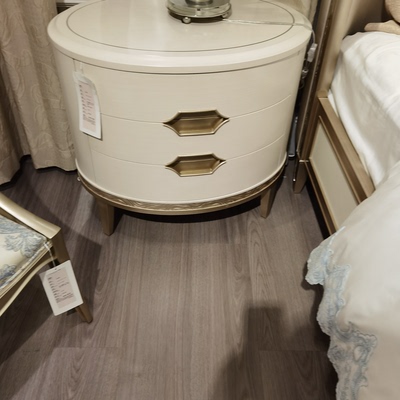 美克轻奢实木雕花布艺软包床美式阿黛拉系列公主床婚床双人床定制