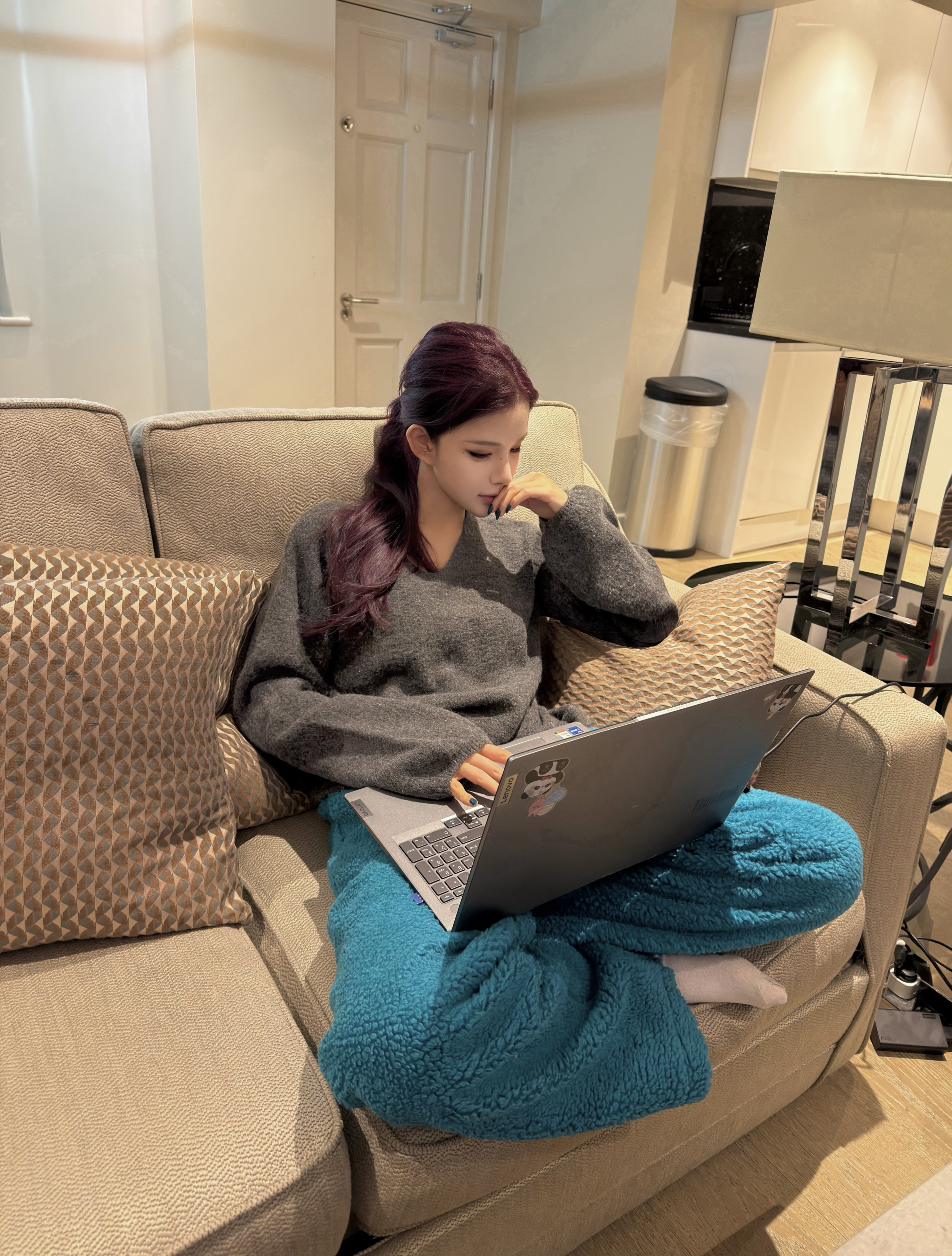 夏媛原创 零下30度极寒保命裤！！冰岛绒加厚加绒休闲裤