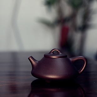 传承壶Q84子冶石瓢3508老紫泥220ml13 6.5cm紫砂壶纯茶壶茶具