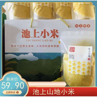 淄博特产食用农产品新山东淄博博山正宗池上小米5斤包邮非沂蒙山
